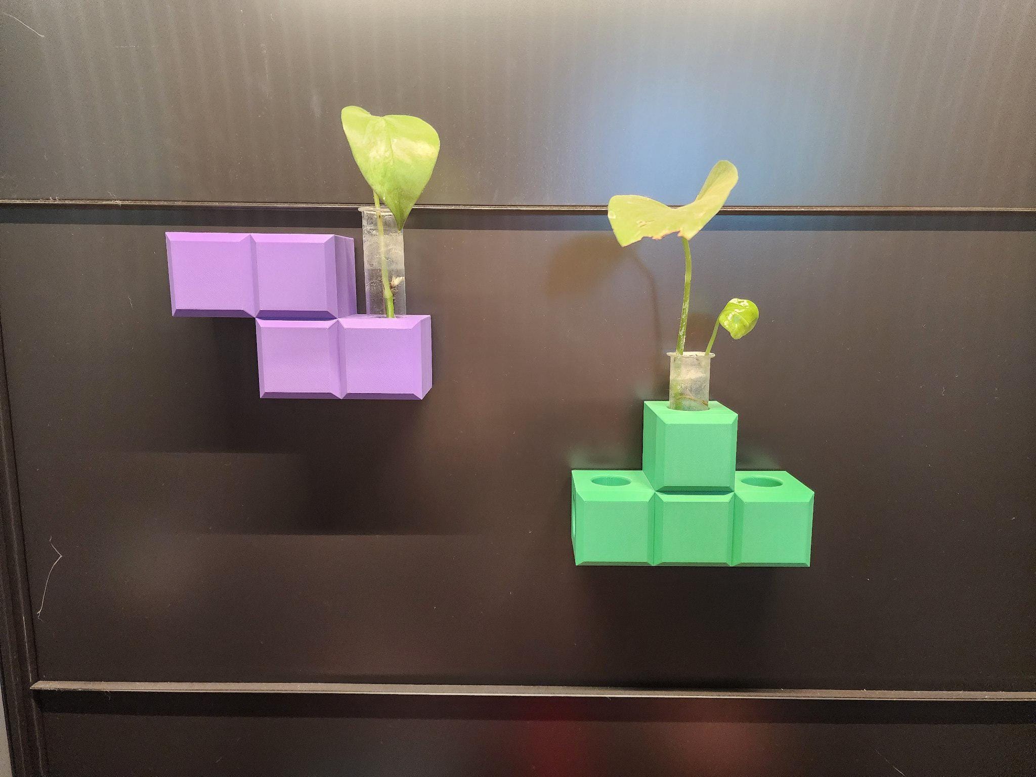 90s Block Propagation | 90s Kids | Retro Blocks | Magnetic | Pixel Game | Gamers | Plant Lovers | Video Game