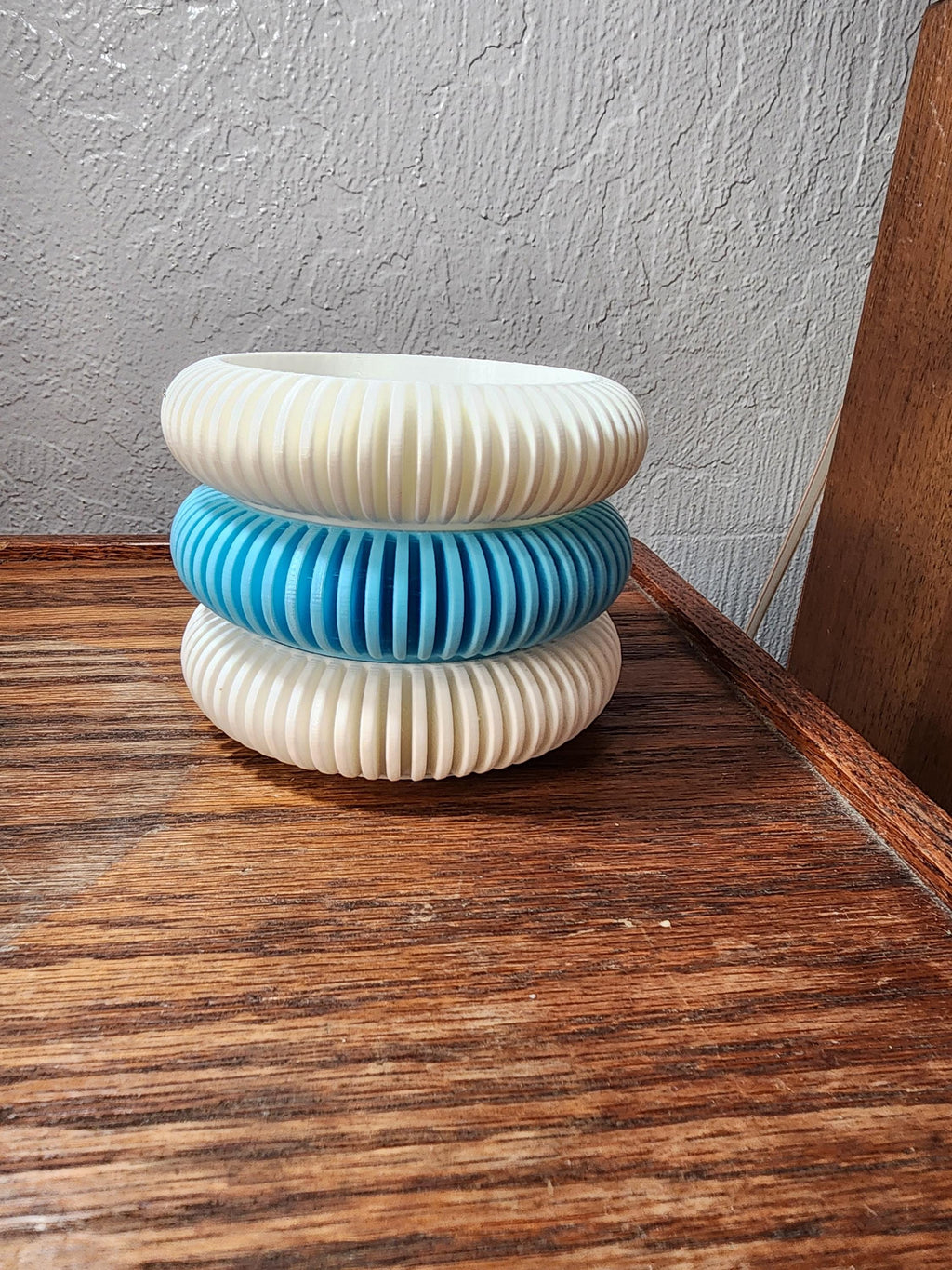 Set of 3 Modern Catch All Stackable Bowls Ateea For Bathroom Bedroom Livingroom