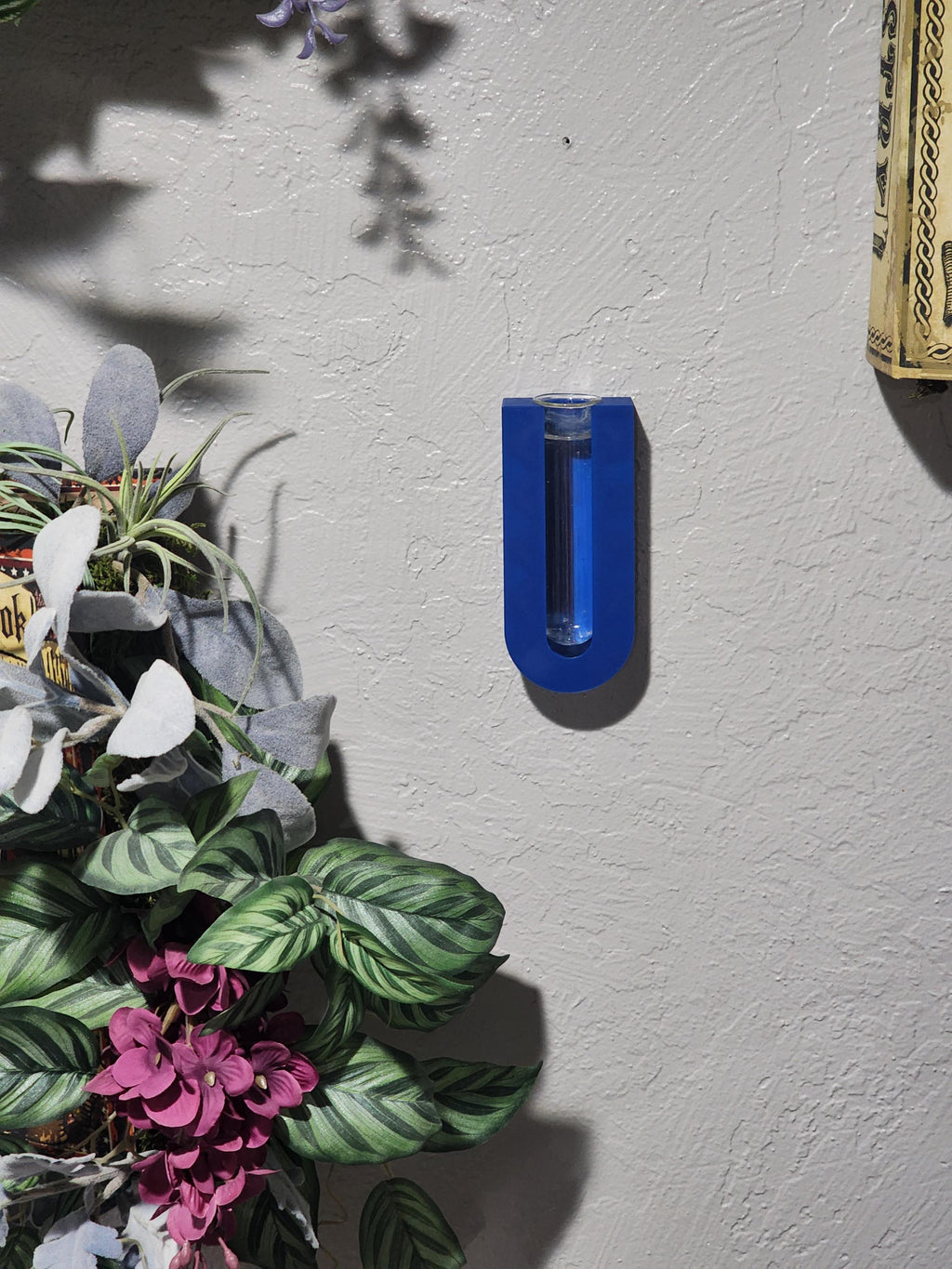 Wall Mount Plant Propagation Planter, Glass Propagating Tubes, Boho Decor Great Gift Idea Plant Lovers , propagate