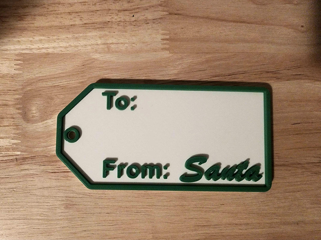 Christmas tags to any from santa custom names