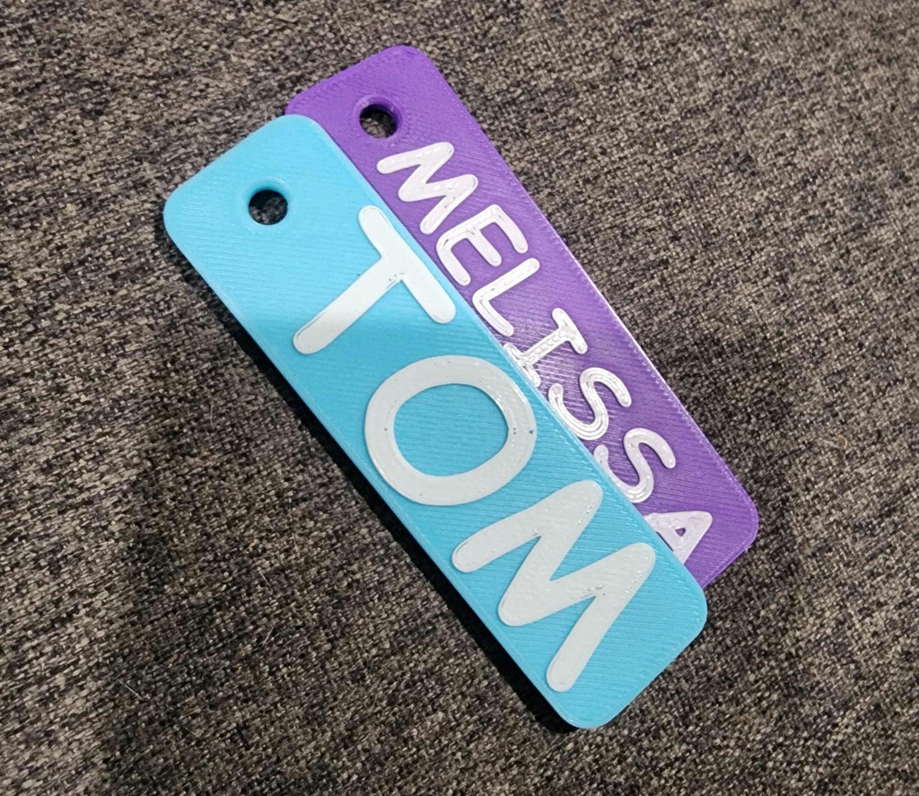 Bag Tag, Custom Made Tag, Kids Name Keychain, Backpack Tag, Lunch Box Tag, Luggage Tag, Gift Tag,  Personalized Tag, Sports Bag Tag