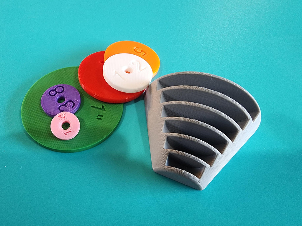 Seam Allowance Wheel Set with Optional Storage Base –Echo Marking - Includes 6 Sizes – Sewing & Quilting Tool for Seam Marking - Seamstress