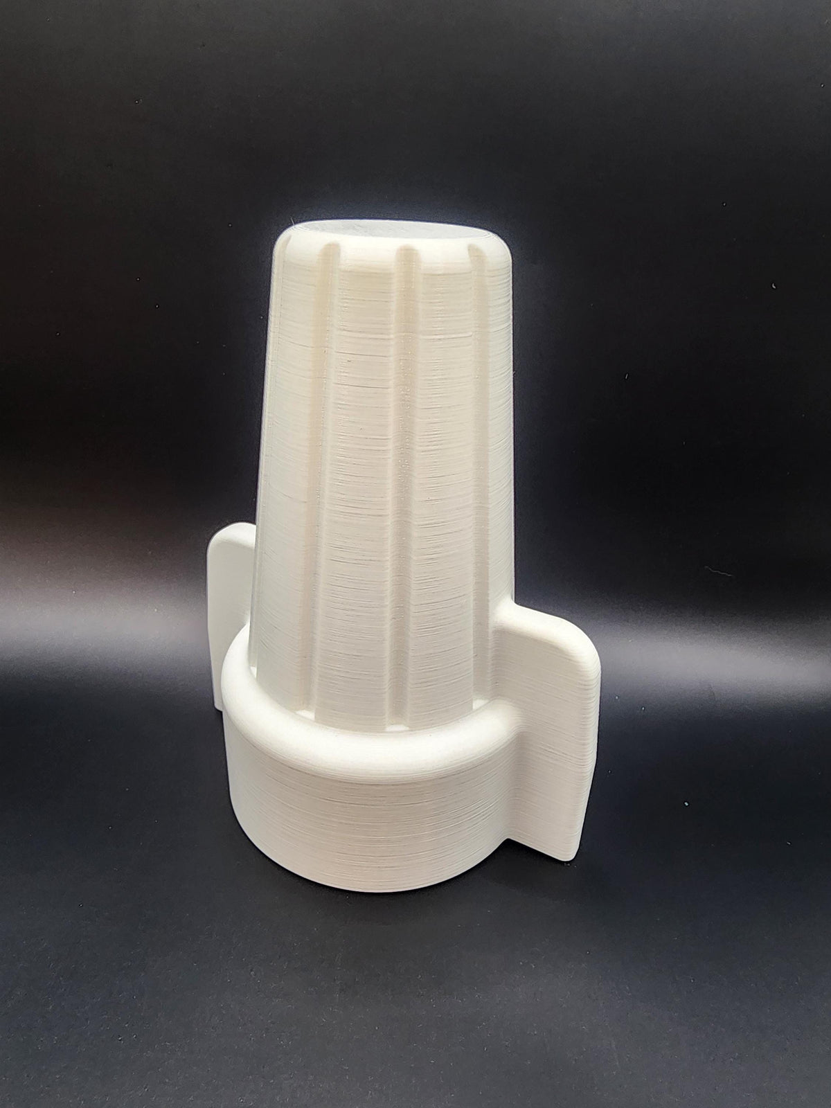 Large Winged Wire Nut Container Screw On / Off Bottom Gift For Electricians 6.5" Tall & Strong Storage For Wire Nuts Custom Colors Available