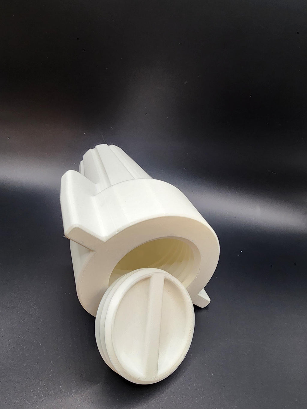 Large Winged Wire Nut Container Screw On / Off Bottom Gift For Electricians 6.5" Tall & Strong Storage For Wire Nuts Custom Colors Available