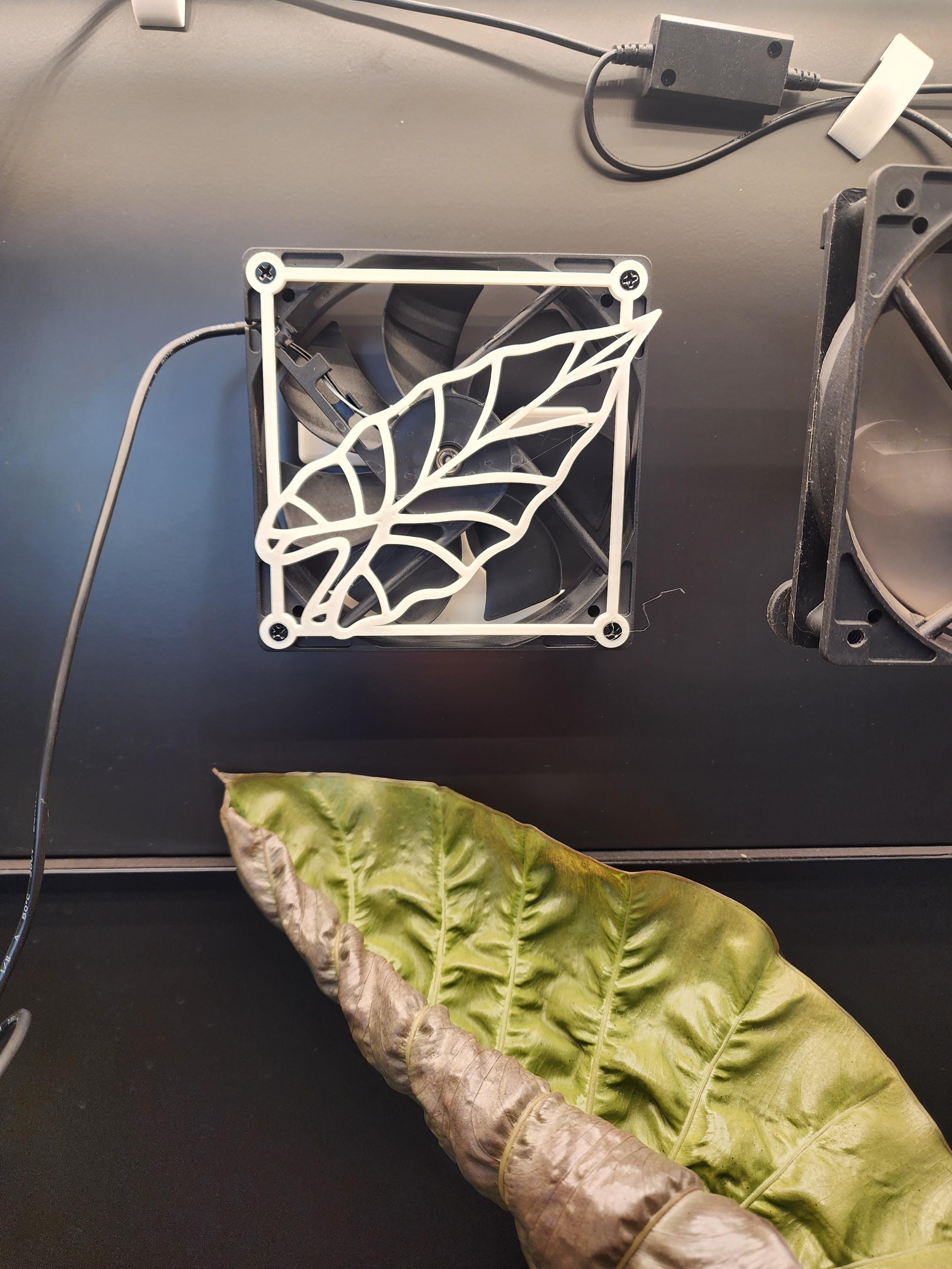Low Profile 120mm / 80mm Adjustable Magnetic Fan Mount Cabinet Greenhouse magnetic mount w/ 3d printed wrench