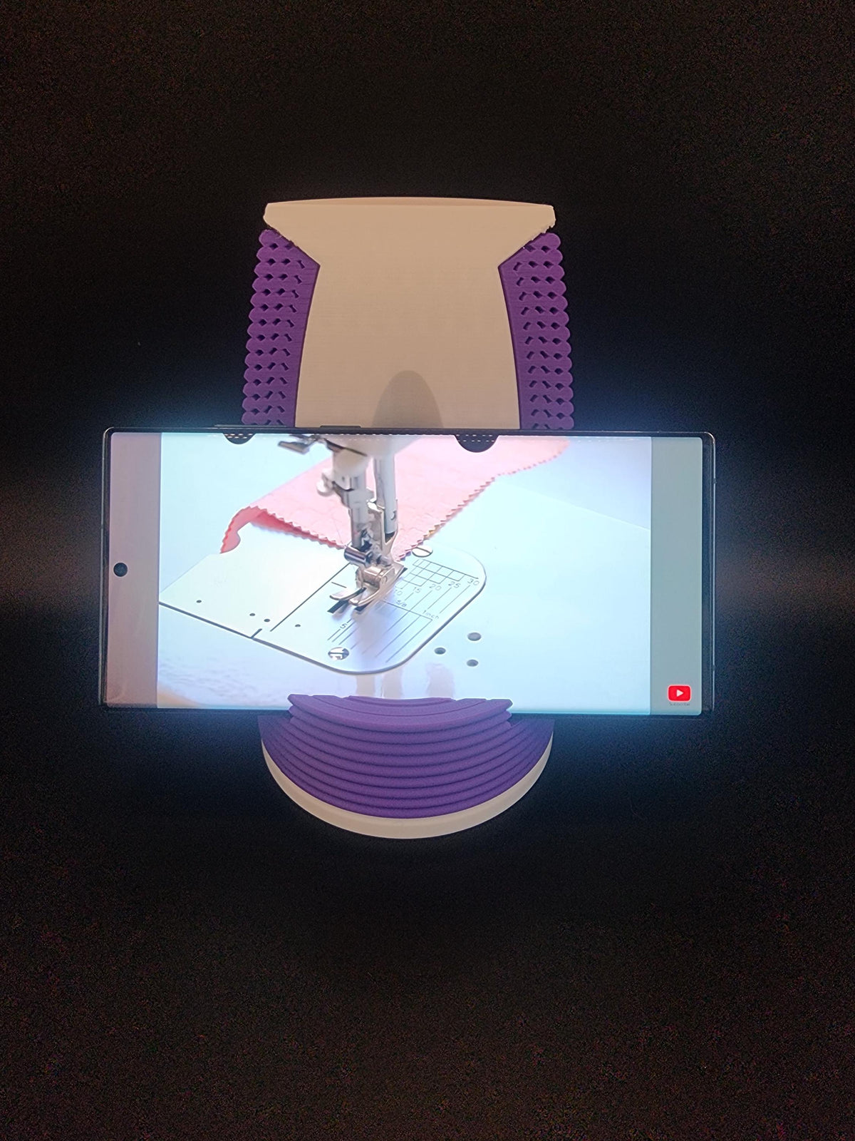 Sewing Theme Phone tablet Stand, Choose Thread & Spool Color, 2 Position, Quilting, Seamstress