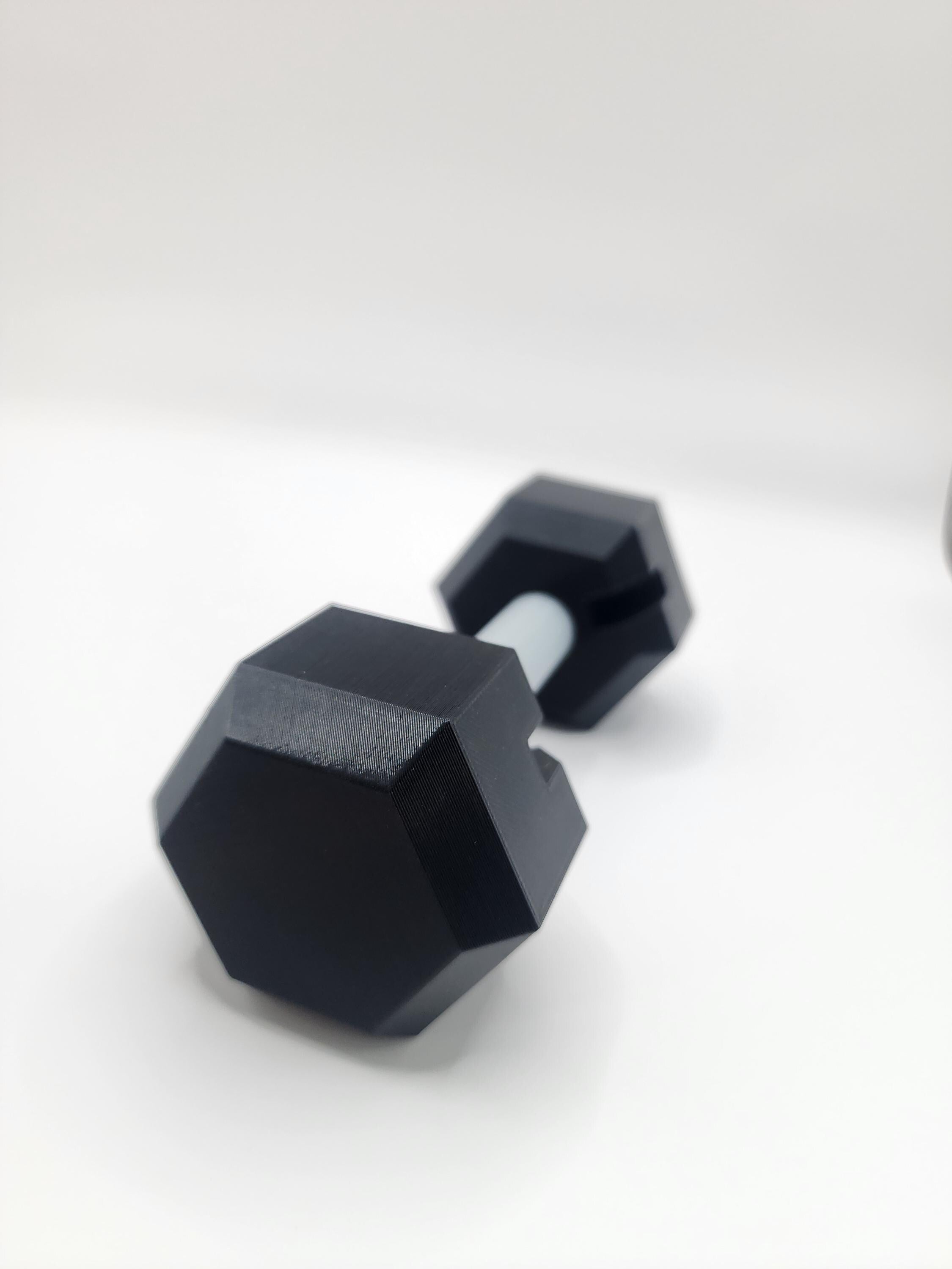 Dumbbell Business Card Holder: 3D Printed Gym Decor