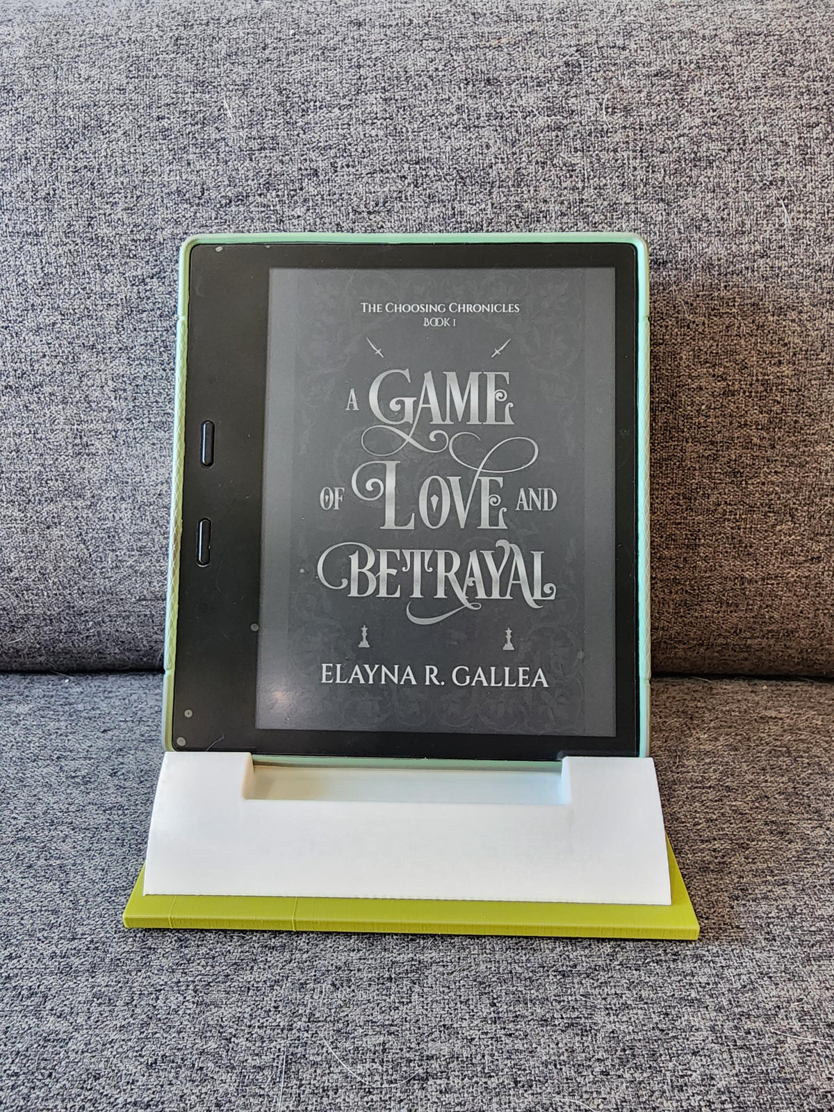 Open Book Phone Stand: Library Decor, Book Lover Gift