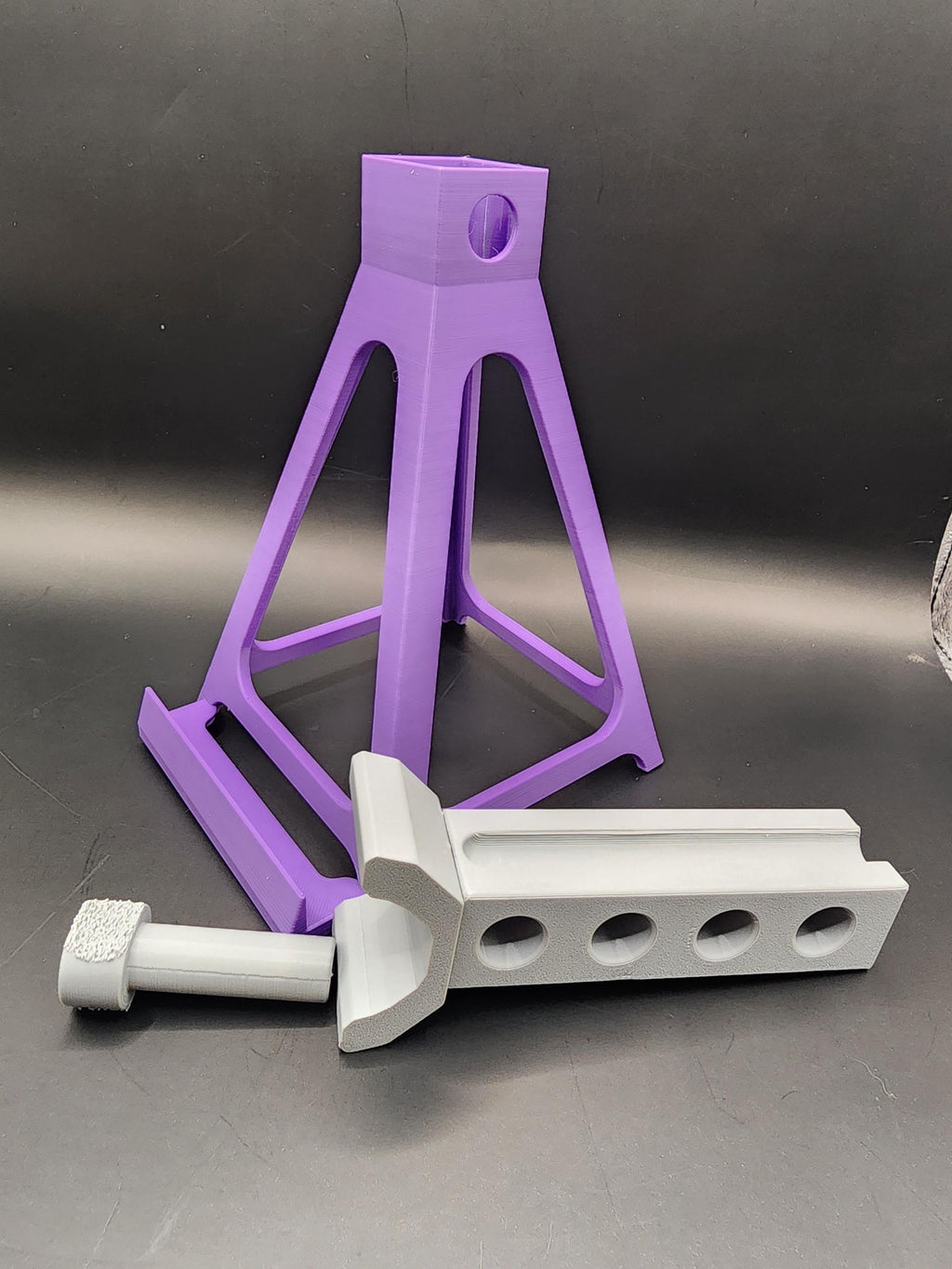 Larger Jack Stand Phone, Table, Headphone Holder. 9.75" x 4.8" x 4 5"