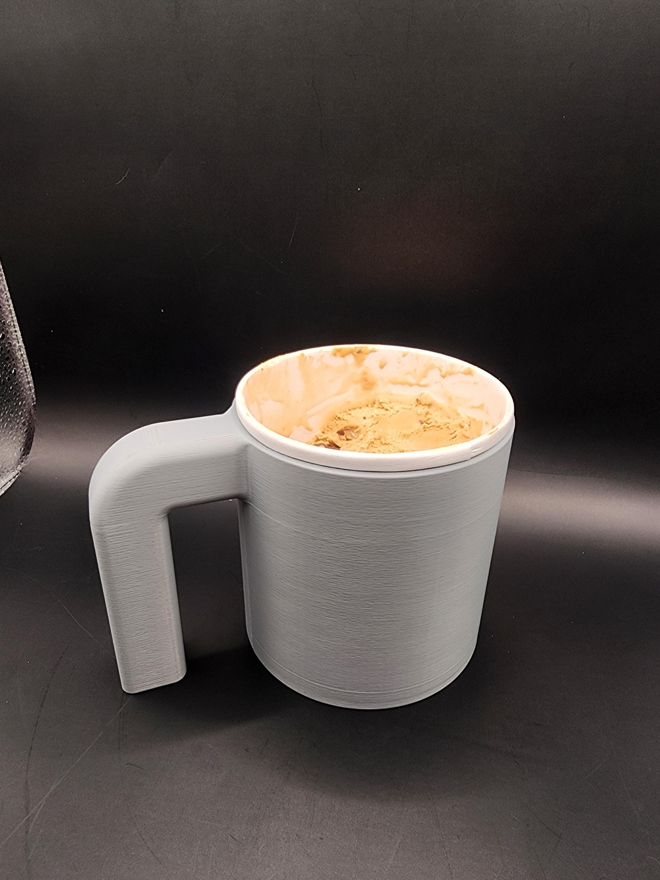 3D Printed Ice Cream Pint Cozie: Insulated Standard Size Holder
