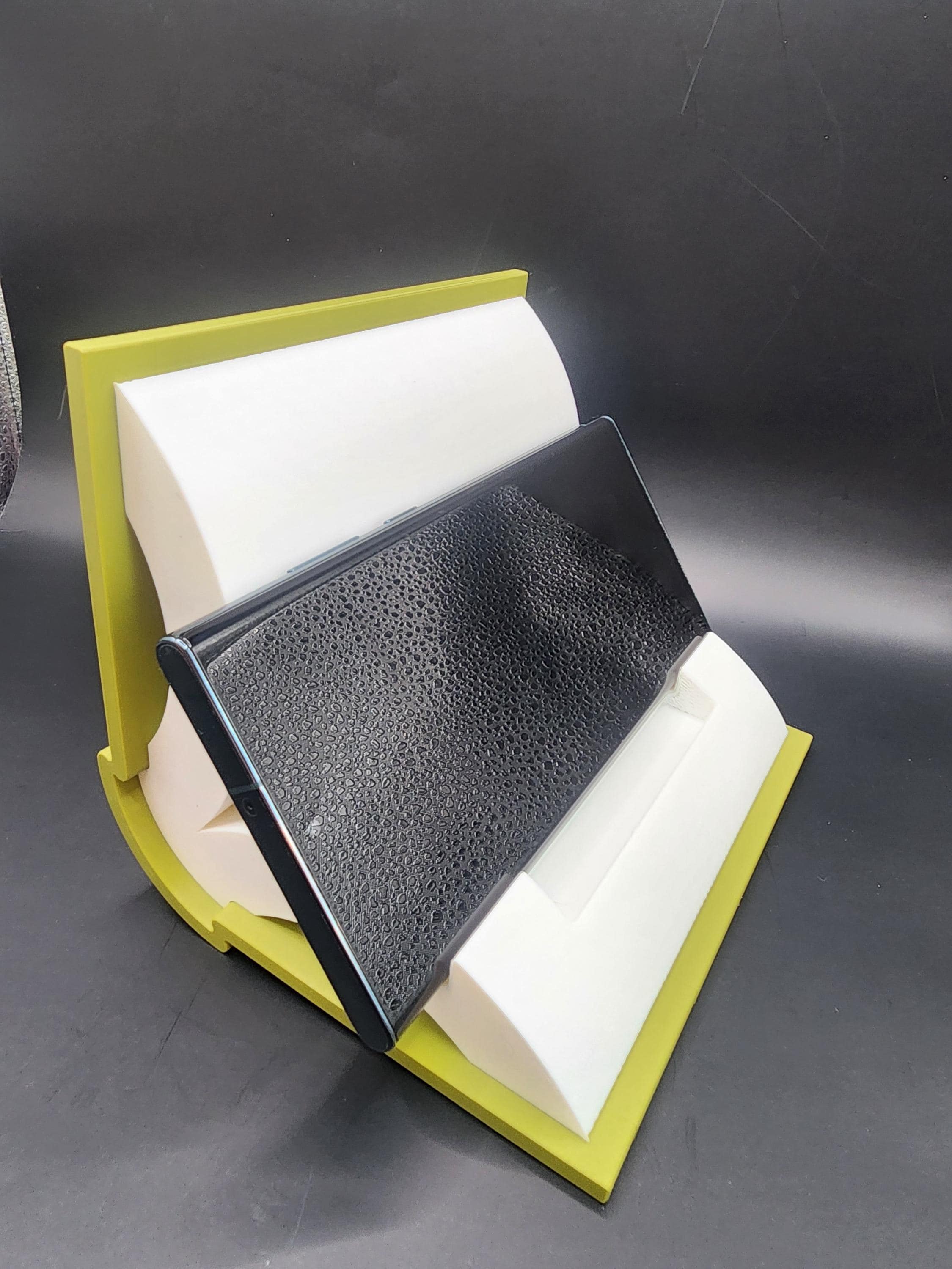 Open Book Phone / Kindle Stand | Bookstore Accessory | Library Essential | Bookworm Gadget | Booktok | Nerdy Must-Have | 2 position