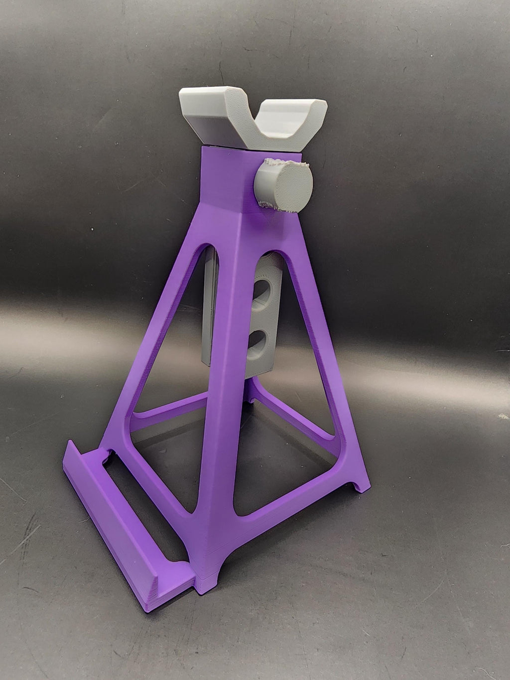Larger Jack Stand Phone, Table, Headphone Holder. 9.75" x 4.8" x 4 5"