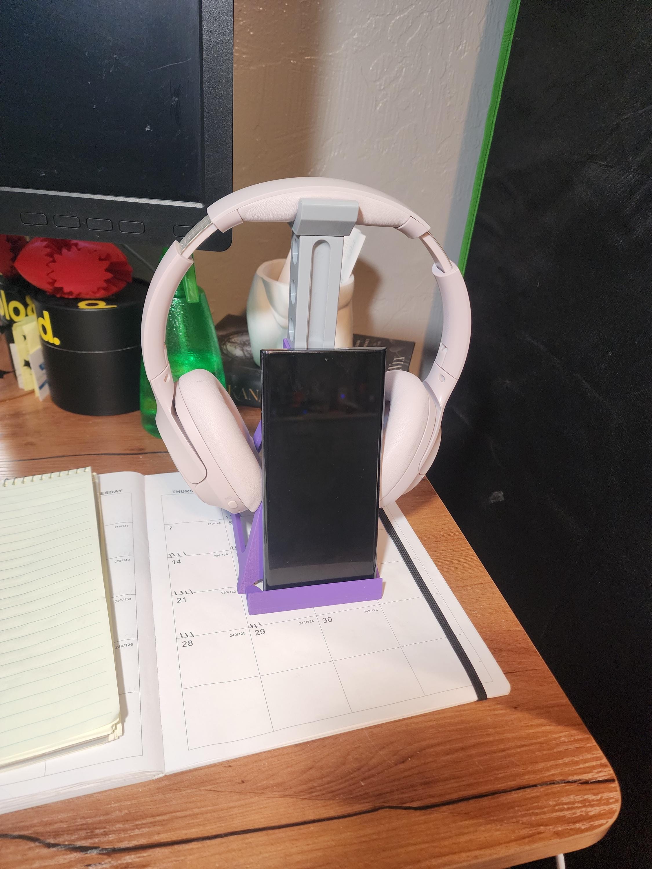 Larger Jack Stand Phone, Table, Headphone Holder. 9.75" x 4.8" x 4 5"