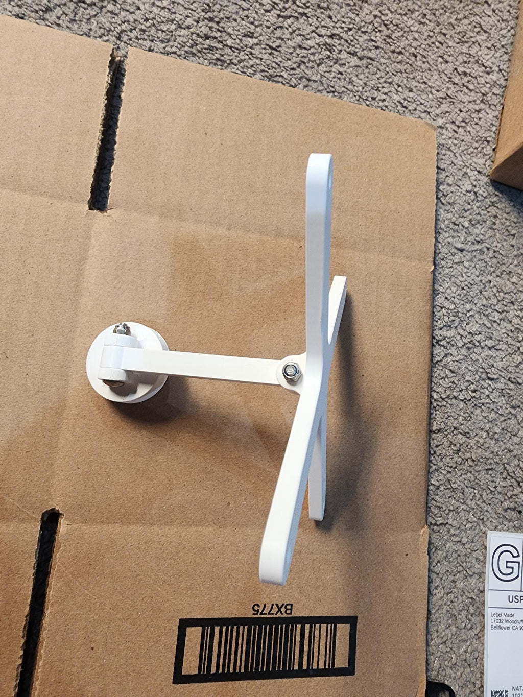 120mm / 80mm With 2 Pivot Joints Magnetic Fan Mount Cabinet Greenhouse magnetic mount w/ 3d printed wrench