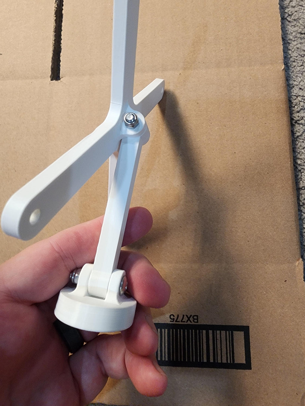120mm / 80mm With 2 Pivot Joints Magnetic Fan Mount Cabinet Greenhouse magnetic mount w/ 3d printed wrench