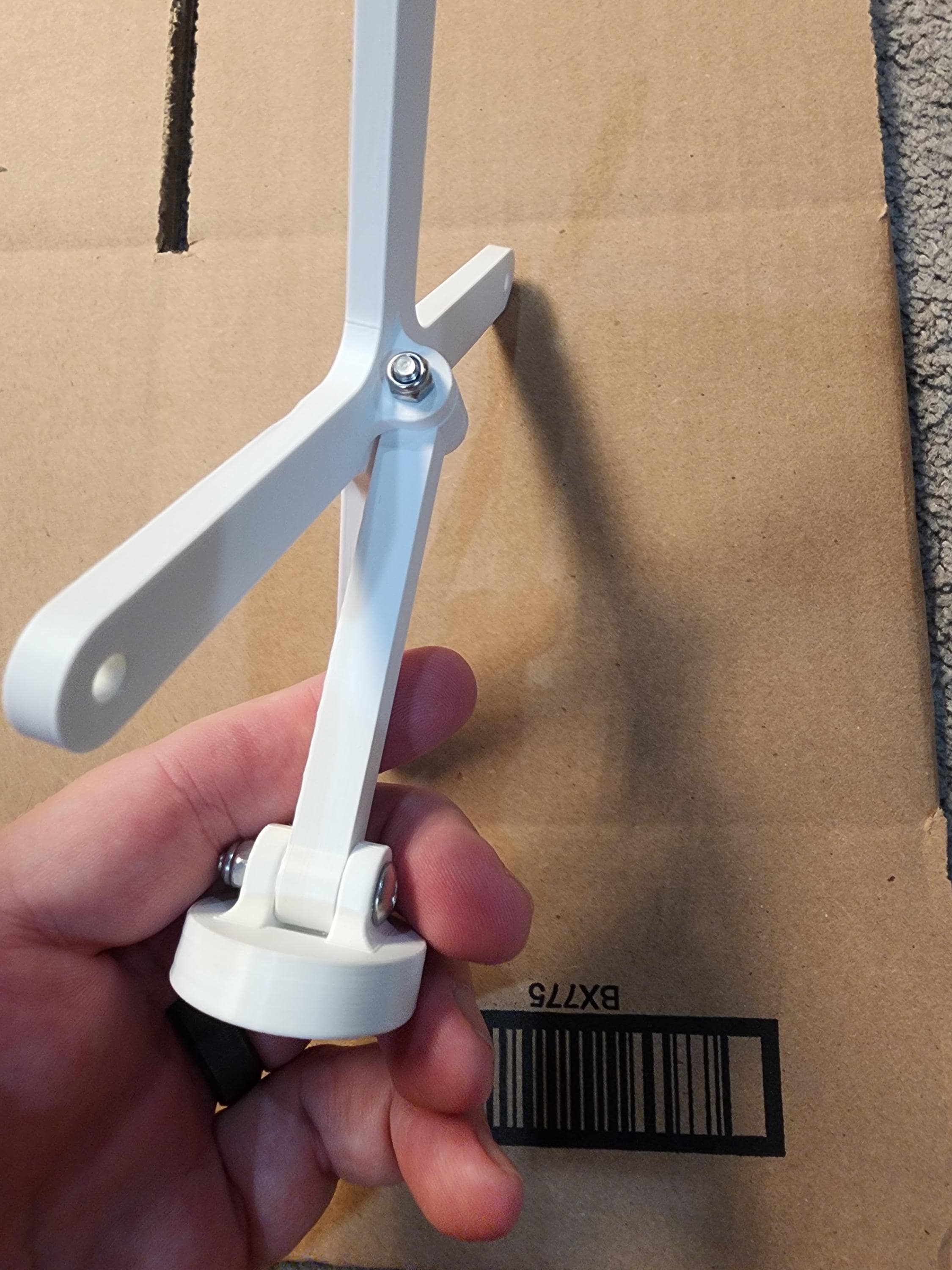 120mm / 80mm With 2 Pivot Joints Magnetic Fan Mount Cabinet Greenhouse magnetic mount w/ 3d printed wrench