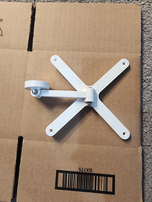 120mm / 80mm With 2 Pivot Joints Magnetic Fan Mount Cabinet Greenhouse magnetic mount w/ 3d printed wrench