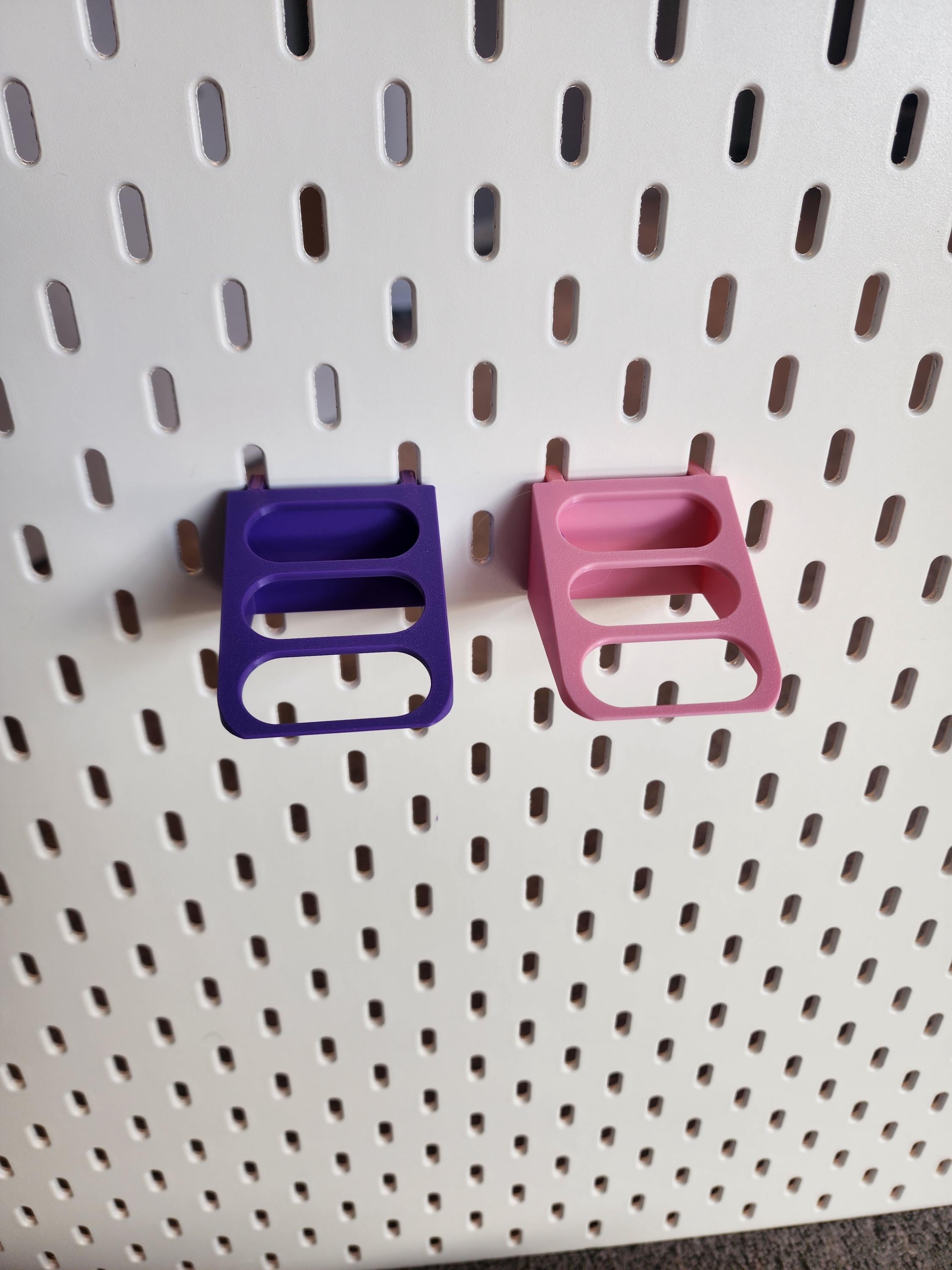 IKEA SKADIS and 1" Pegboard Scissor & Plier Holder: Craft Room Tool Organizer
