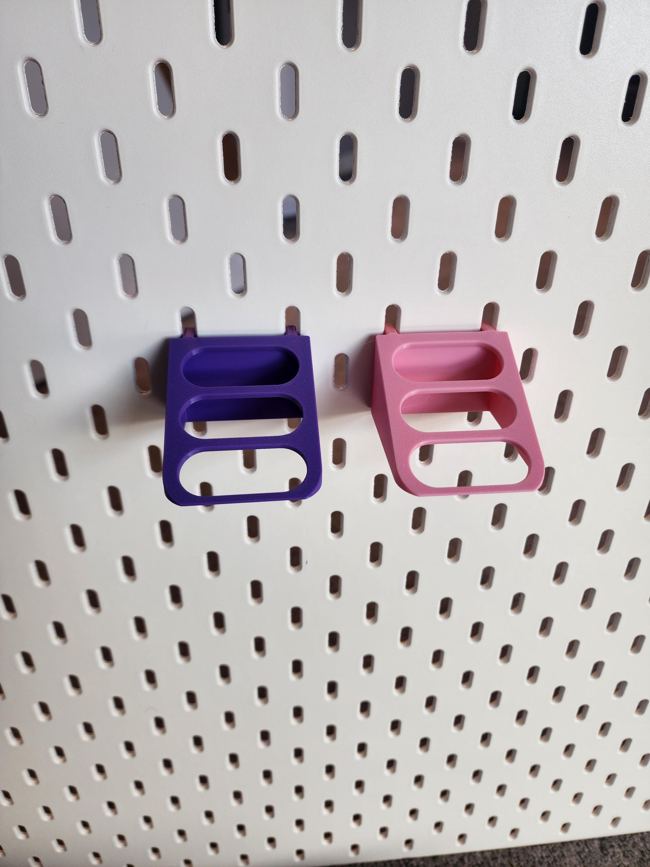 IKEA SKADIS and 1" Pegboard Scissor & Plier Holder: Craft Room Tool Organizer