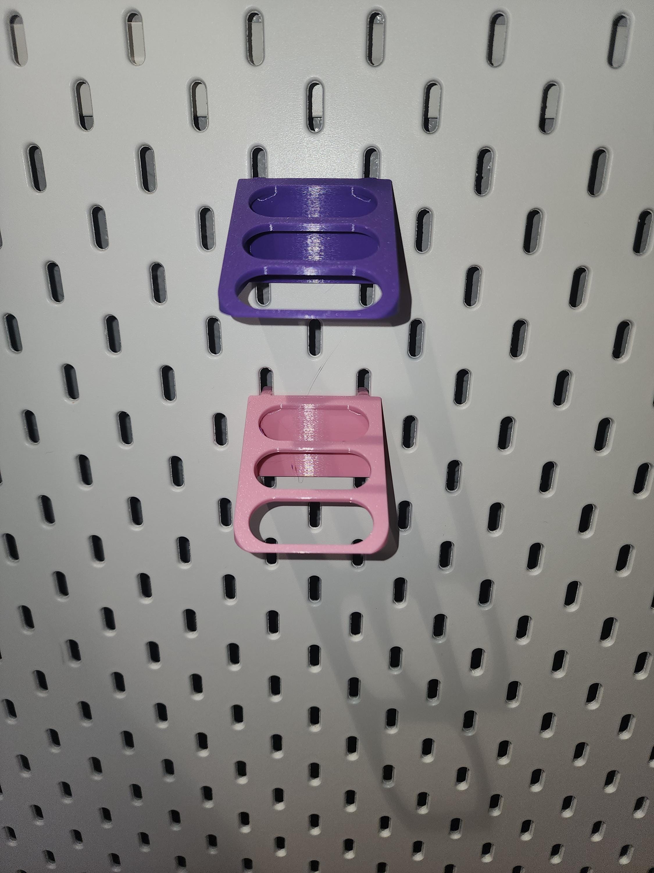 IKEA SKADIS and 1" Pegboard Scissor & Plier Holder: Craft Room Tool Organizer