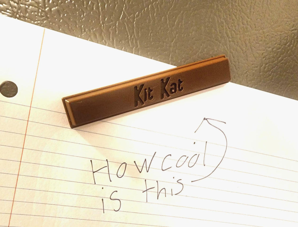 Refrigerator Magnets Candy Bar Chocolate Actual Size Kit Kat