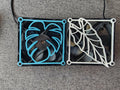 120mm 80mm Fan Grill Cover Monstera Leaf Alocasia Leaf Choice your color