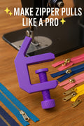 Zipper Pull Jig: Third Hand Sewing Tool for Crafters & Quilters