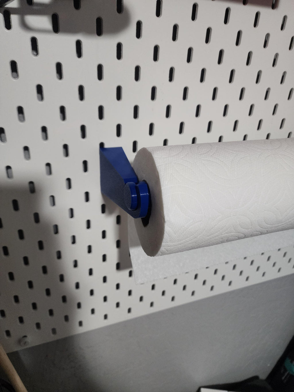 Heavy-Duty No-Wobble Paper Towel Holder for SKÅDIS | Optional Tear-Off Station | 20+ Color Choices