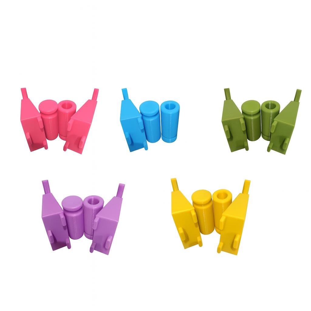 Heavy-Duty No-Wobble Paper Towel Holder for SKÅDIS | Optional Tear-Off Station | 20+ Color Choices
