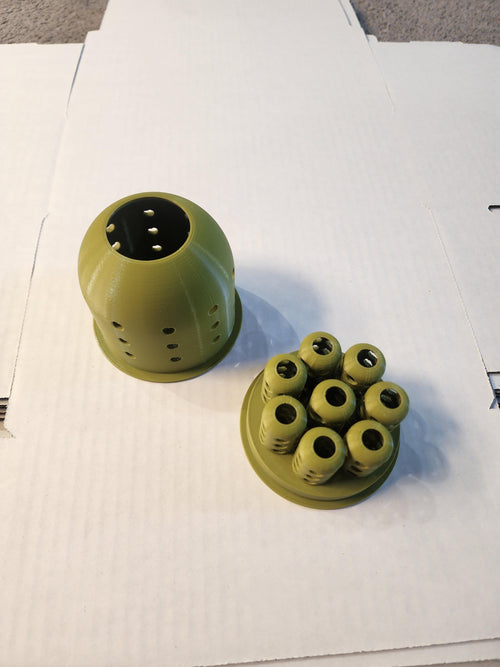 3D Printed Kratky Hydroponics Kit: Regrow Green Onion, Lettuce, Celery