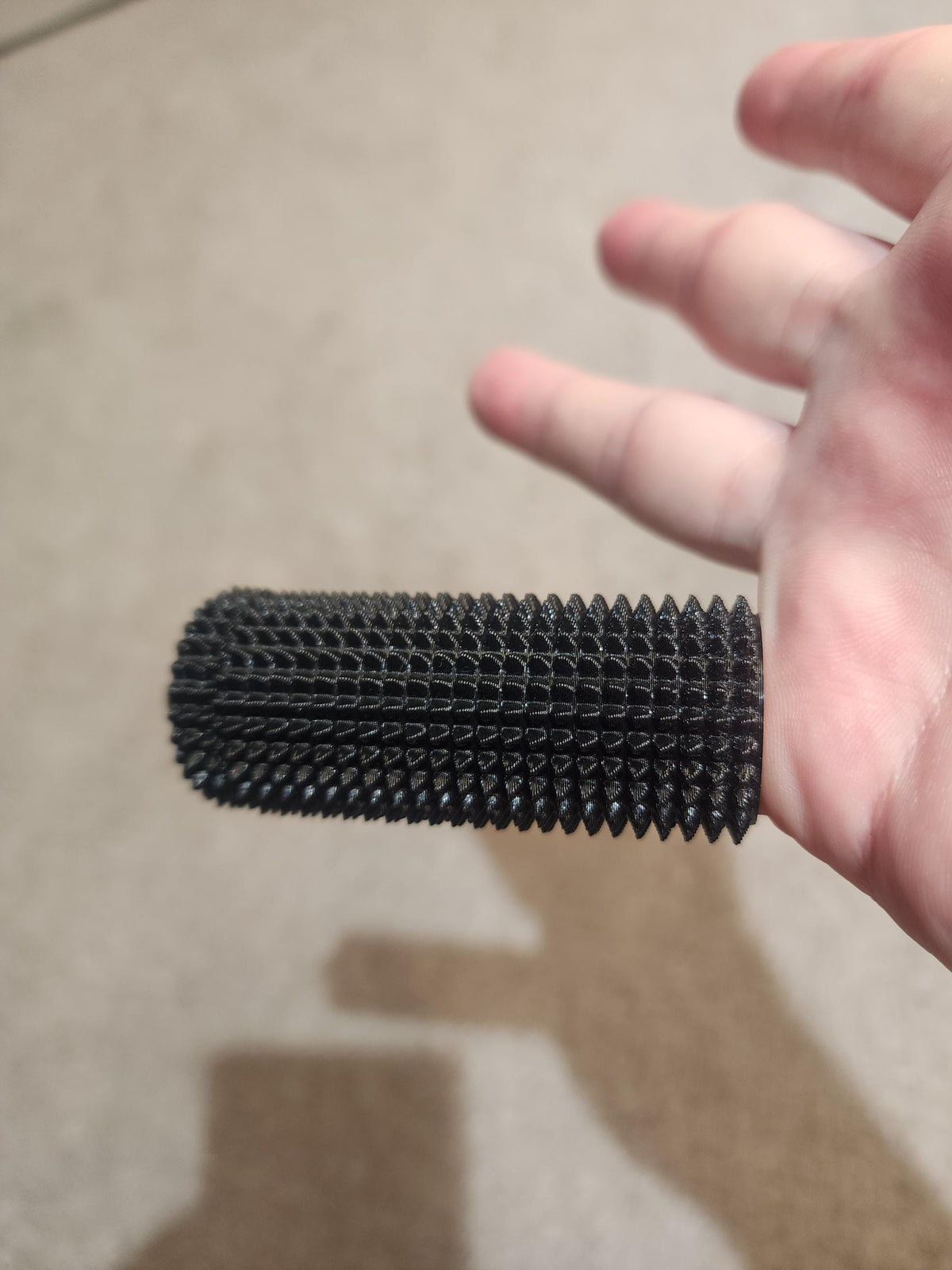 Sensory Spiky Fidget Keychain – Textured Roller Toy with Secret Compartment for Discreet Storage