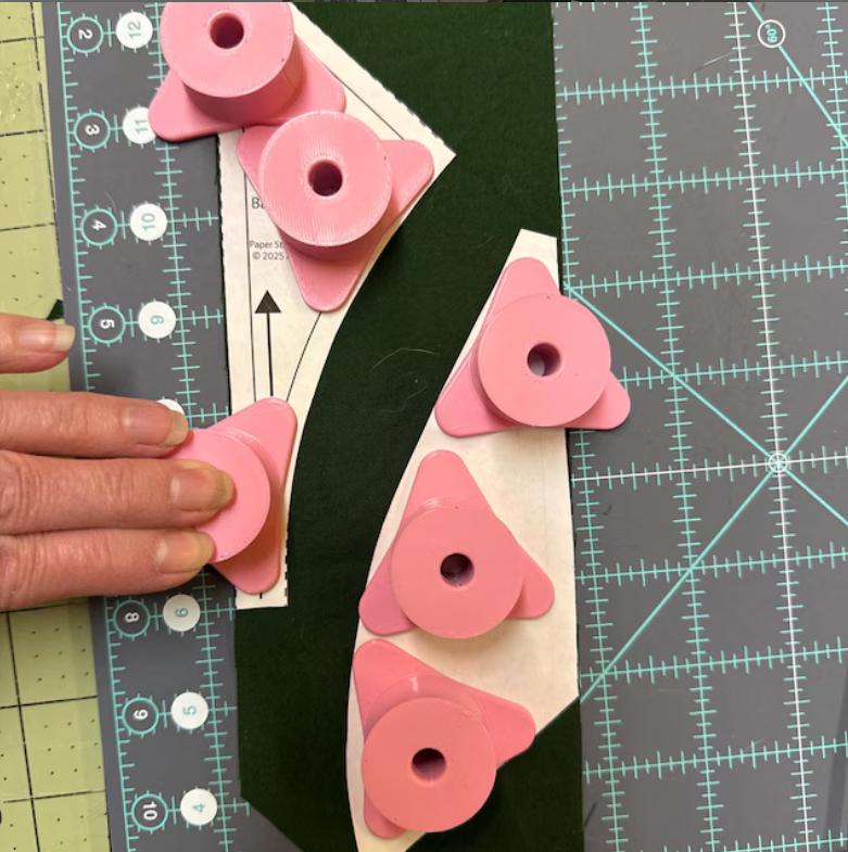 Quilting & Sewing 3 Point Pattern Weights | Easy Ergonomic Grab Design | Fabric Sewing Tools | Gift for Sewers Crafters