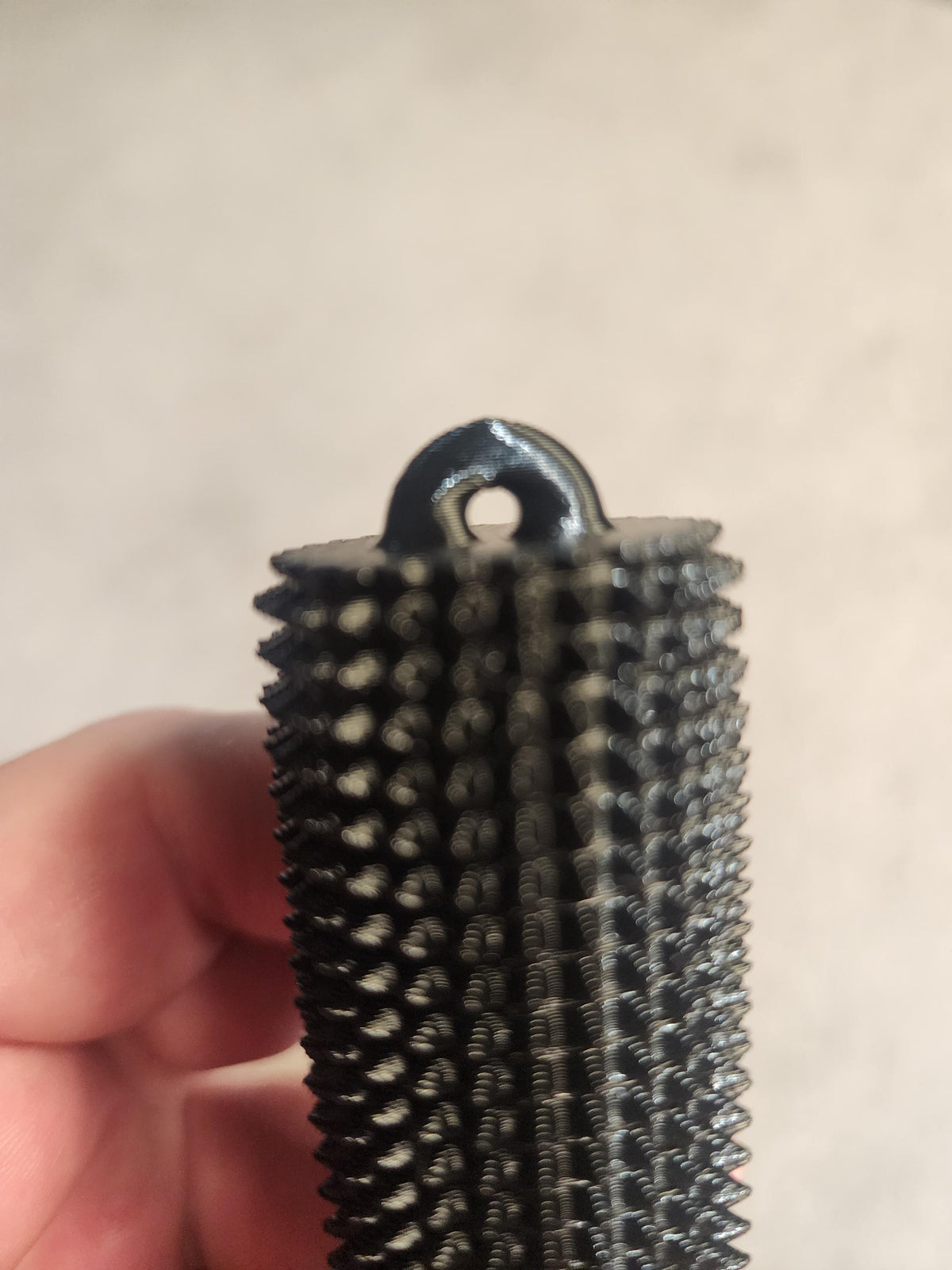 Sensory Spiky Fidget Keychain – Textured Roller Toy with Secret Compartment for Discreet Storage