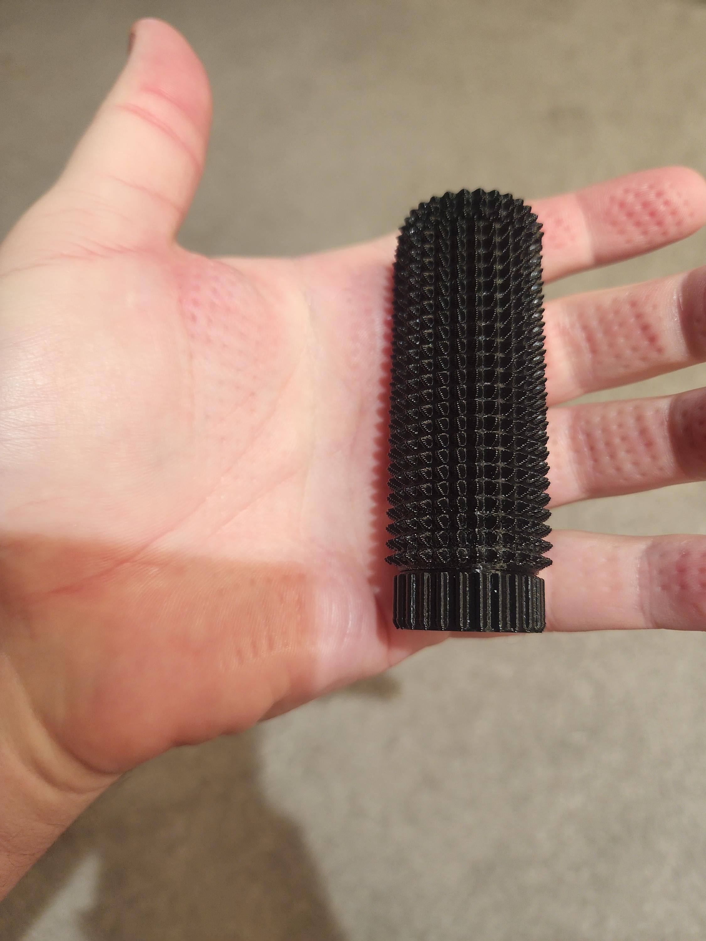 Sensory Spiky Fidget Keychain – Textured Roller Toy with Secret Compartment for Discreet Storage
