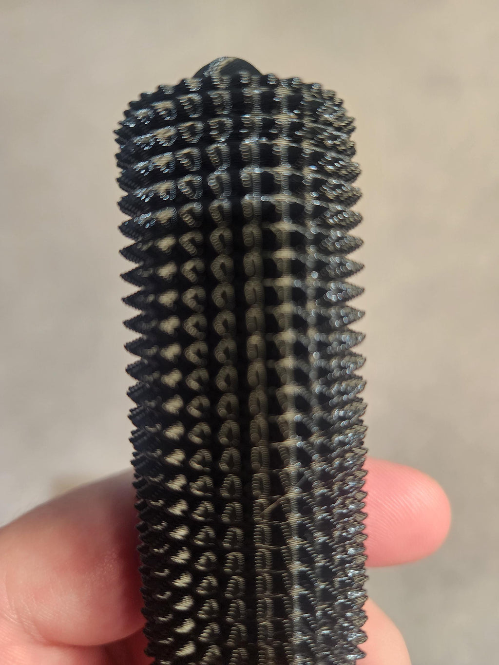 Sensory Spiky Fidget Keychain – Textured Roller Toy with Secret Compartment for Discreet Storage