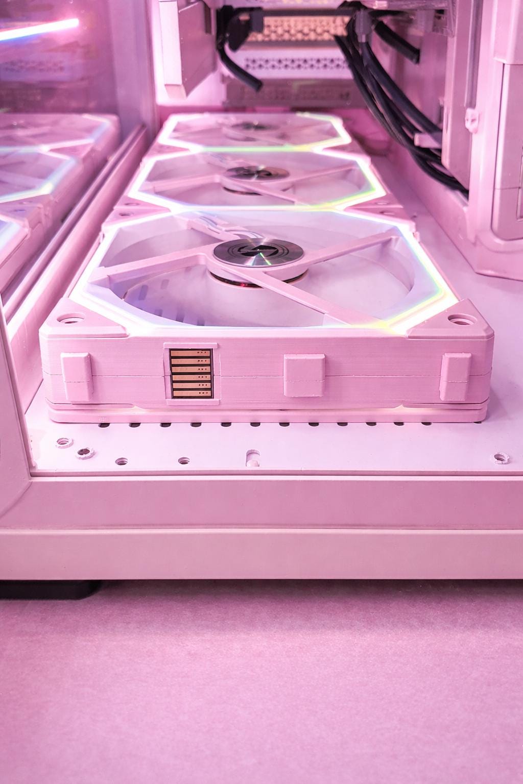 PC Fan Spacer | 3D Printed Radiator Fan Shroud | Noise Reducing Airflow Riser | Case Cooling Mod | 120mm Fan Accessory