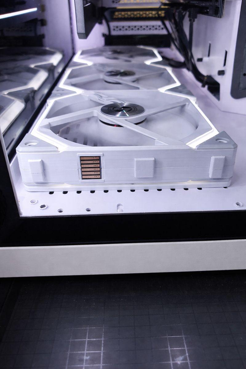 PC Fan Spacer | 3D Printed Radiator Fan Shroud | Noise Reducing Airflow Riser | Case Cooling Mod | 120mm Fan Accessory