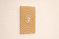 Mid-Century Modern Oval Toggle Switch Plate | Custom Colors | 4 Unique Designs