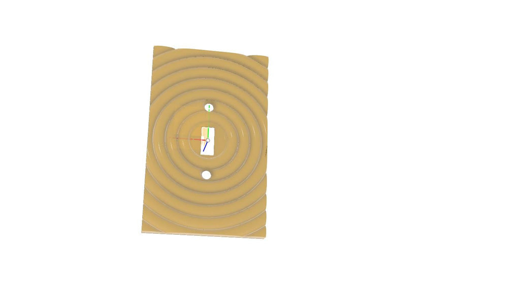 Mid-Century Modern Oval Toggle Switch Plate | Custom Colors | 4 Unique Designs