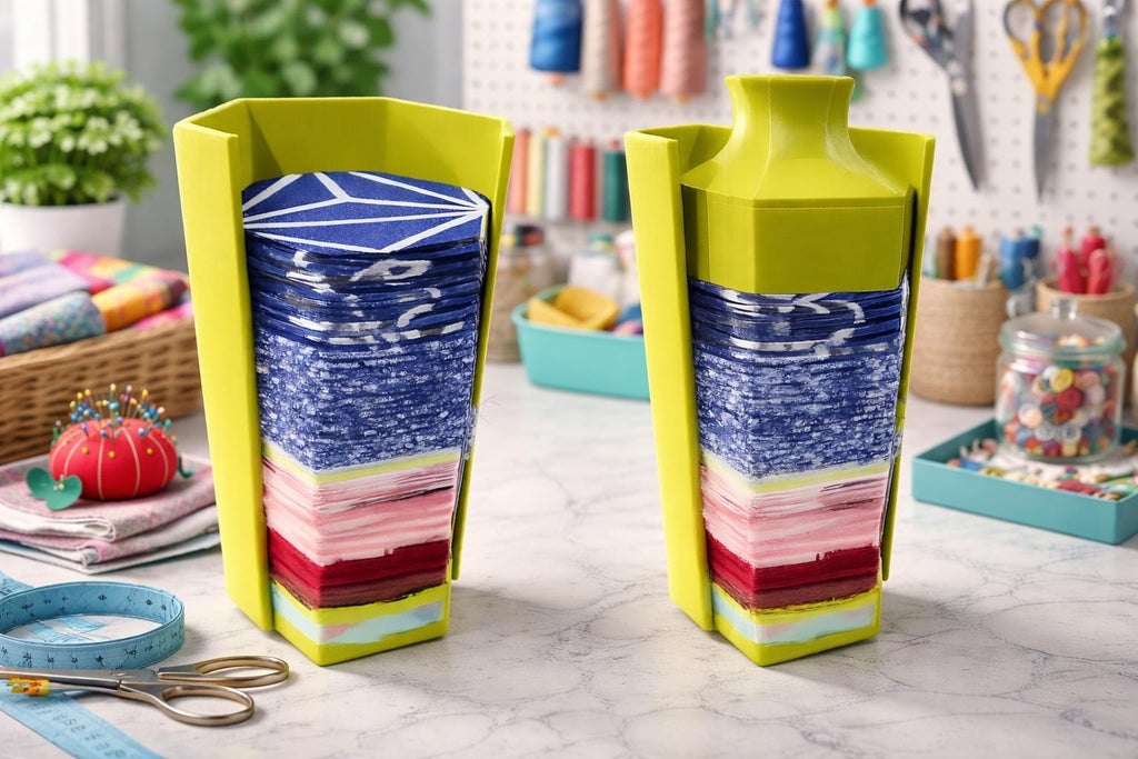 English Paper Piecing 1", 1.5" Hex, Square, Diamond Shape Weight Stack Storage