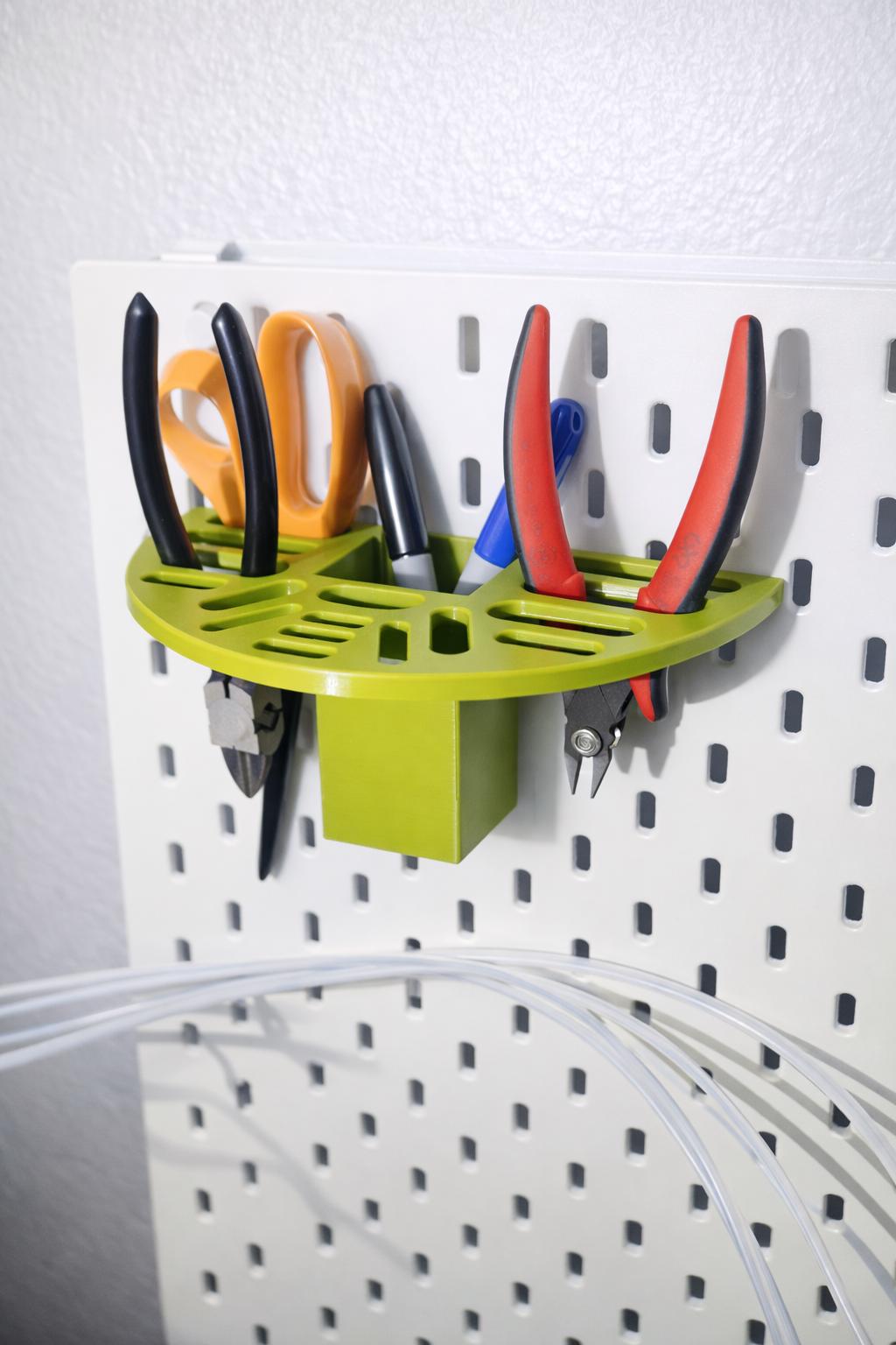 IKEA SKÅDIS Scissor Holder | Pegboard Craft Room Organizer | Sewing & Craft Tool Storage