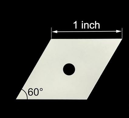 English Paper Piecing 1", 1.5" Hex, Square, Diamond Shape Weight Stack Storage