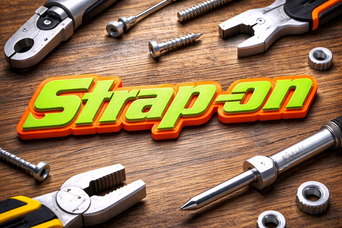 Strap-On Toolbox Badge | Funny Tool Box Accessory | Mechanic Gift for Car Guys & DIYers