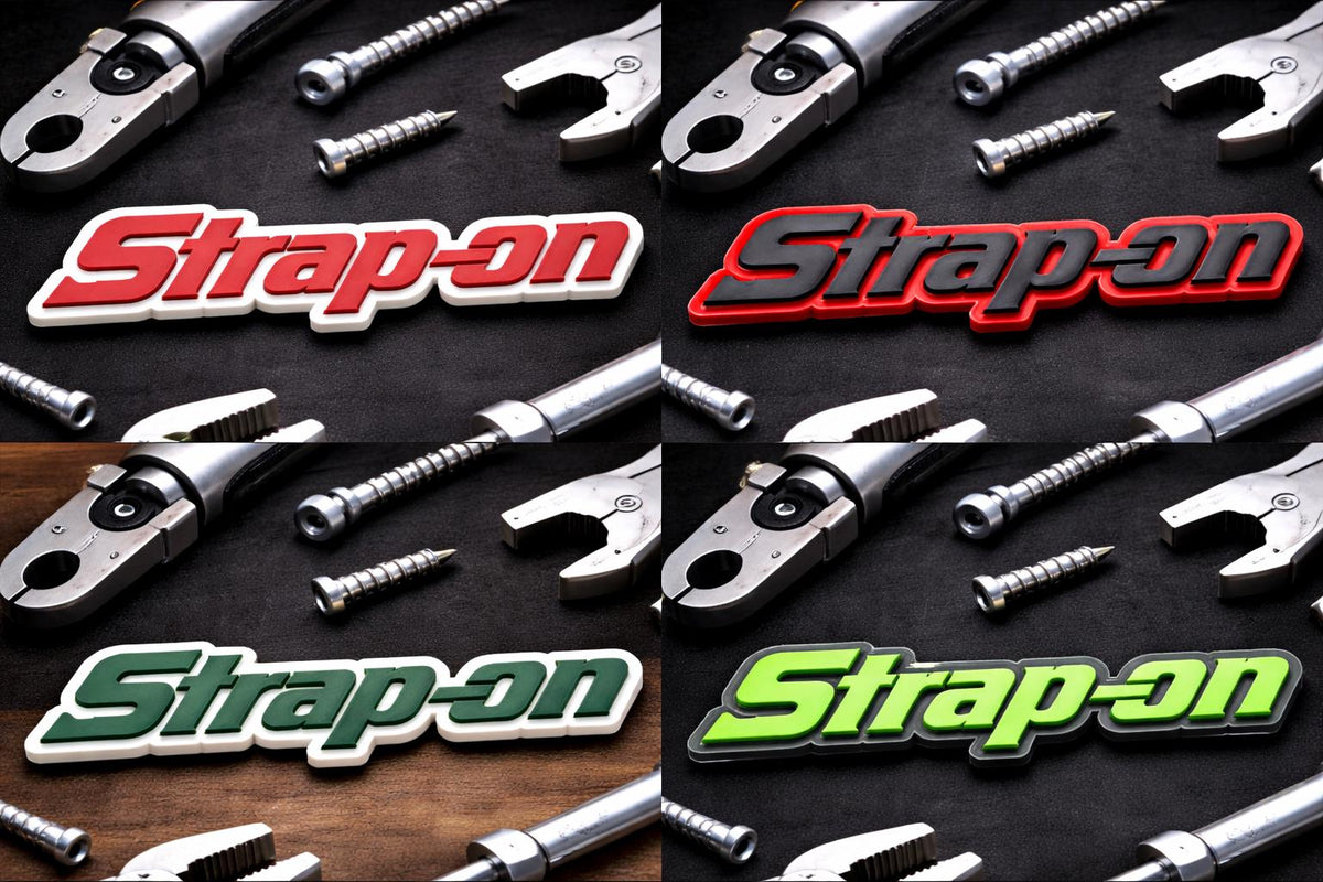 Strap-On Toolbox Badge | Funny Tool Box Accessory | Mechanic Gift for Car Guys & DIYers
