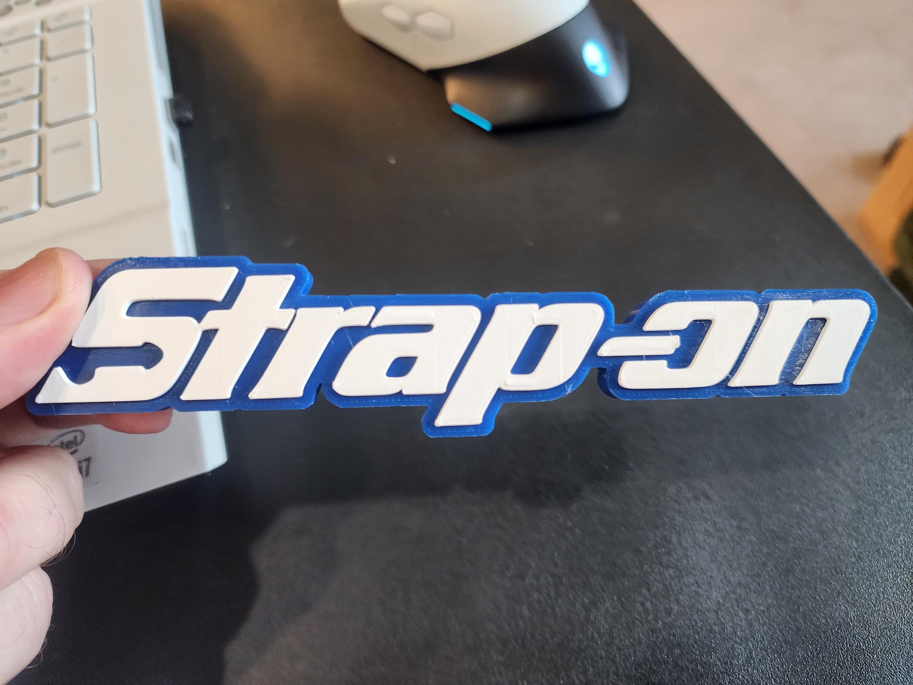 Strap-On Toolbox Badge | Funny Tool Box Accessory | Mechanic Gift for Car Guys & DIYers