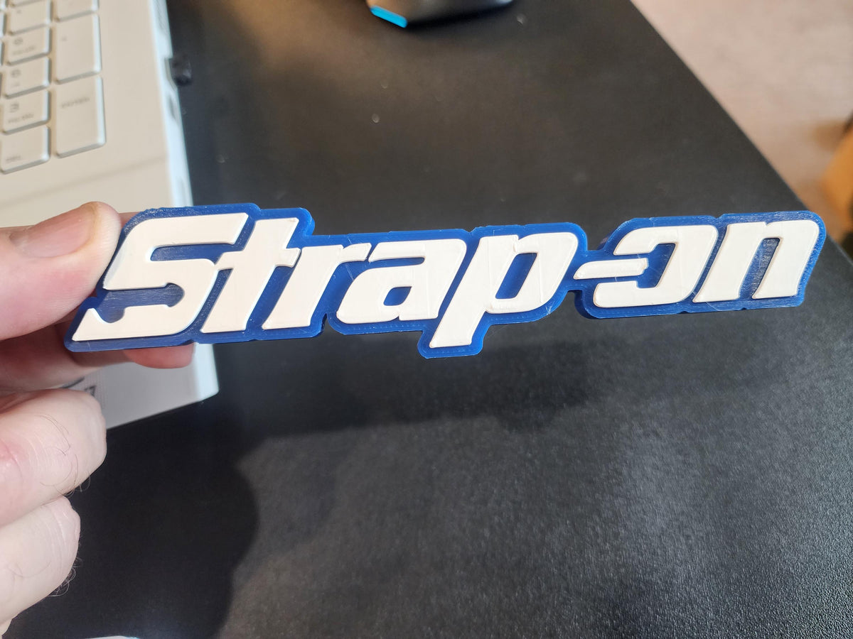 Strap-On Toolbox Badge | Funny Tool Box Accessory | Mechanic Gift for Car Guys & DIYers
