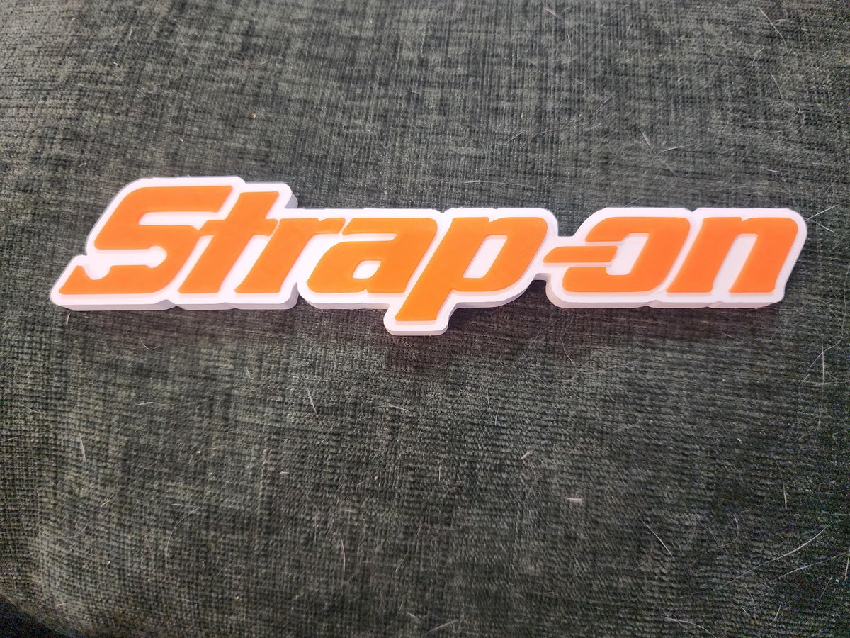 Strap-On Toolbox Badge | Funny Tool Box Accessory | Mechanic Gift for Car Guys & DIYers