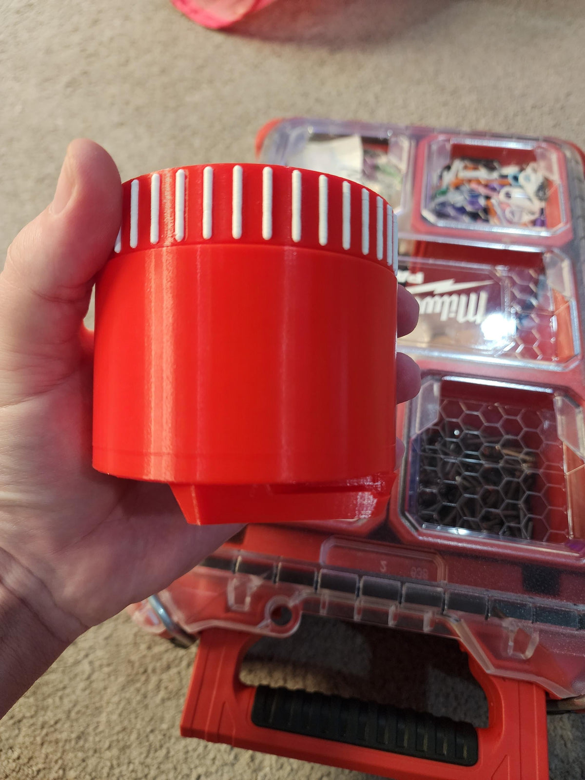 Milwaukee Packout Parts Organizer Bin (1 or 2 Pack) – Screws, Nuts, Bolts & Small Hardware Storage Container
