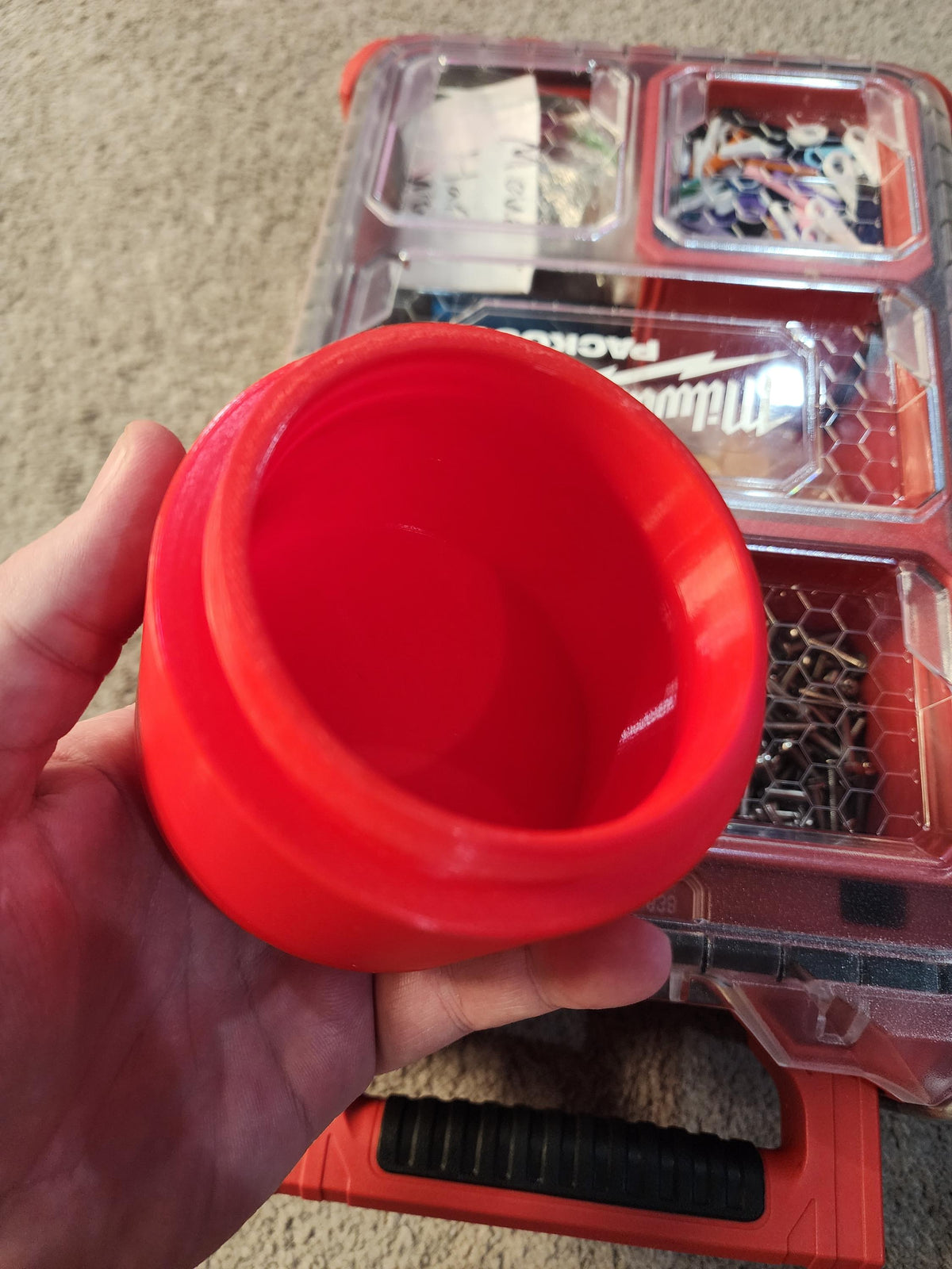 Milwaukee Packout Parts Organizer Bin (1 or 2 Pack) – Screws, Nuts, Bolts & Small Hardware Storage Container