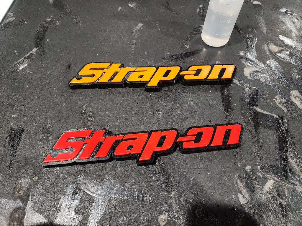 Strap-On Toolbox Badge | Funny Tool Box Accessory | Mechanic Gift for Car Guys & DIYers